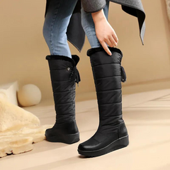Plush Lace-Up Winter Boots for Women – Cozy & Stylish 1