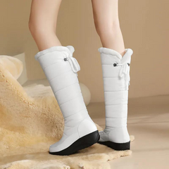 Plush Lace-Up Winter Boots for Women – Cozy & Stylish 2