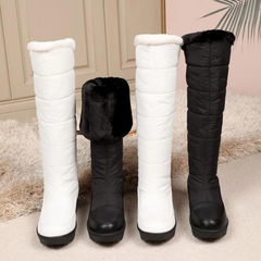 Plush Lace-Up Winter Boots for Women – Cozy & Stylish 3