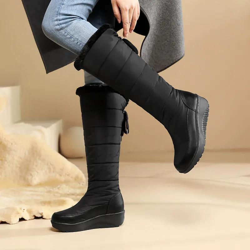 Plush Lace-Up Winter Boots for Women – Cozy & Stylish 5