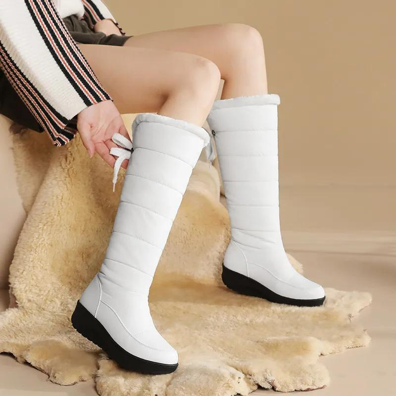 Plush Lace-Up Winter Boots for Women – Cozy & Stylish 9