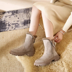 Plush Platform Snow Boots for Women – Stylish & Cozy for Winter 1
