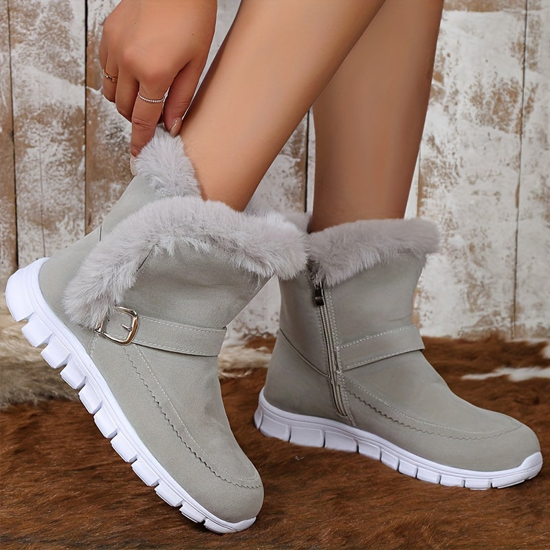Plush Winter Snow Boots for Women – Stylish & Comfortable 4