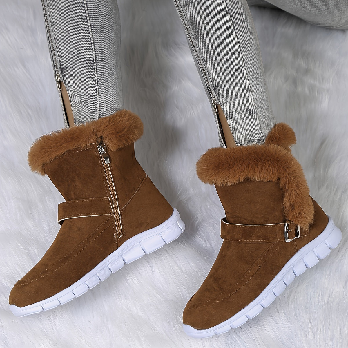 Plush Winter Snow Boots for Women – Stylish & Comfortable 5