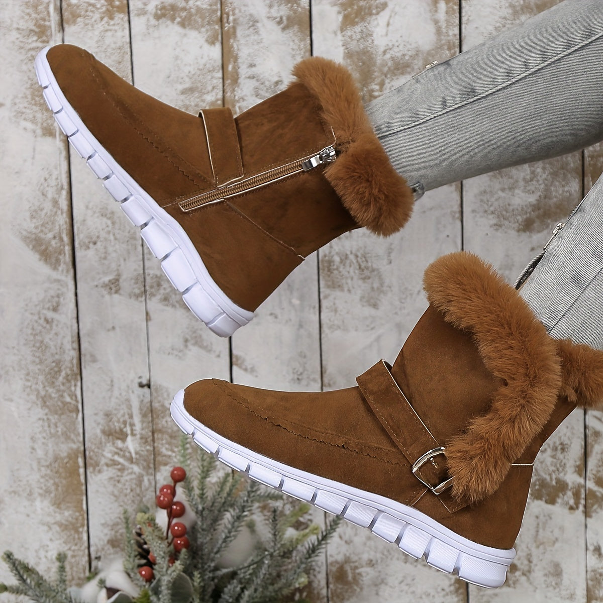 Plush Winter Snow Boots for Women – Stylish & Comfortable 6