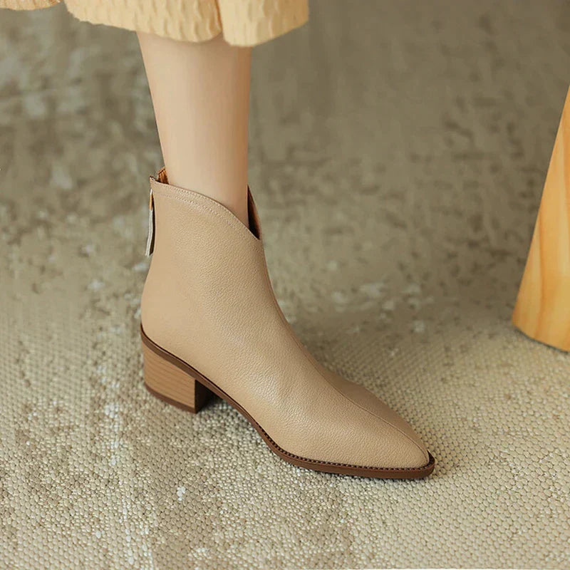 Pointed-Toe Ankle Boots for Women – Chic & Versatile Style 0