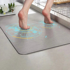 Quick-Dry Non-Slip Diatomite Bath Mat 1