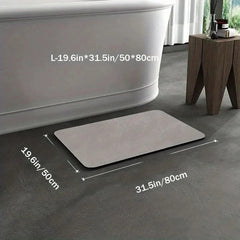 Quick-Dry Non-Slip Diatomite Bath Mat 2