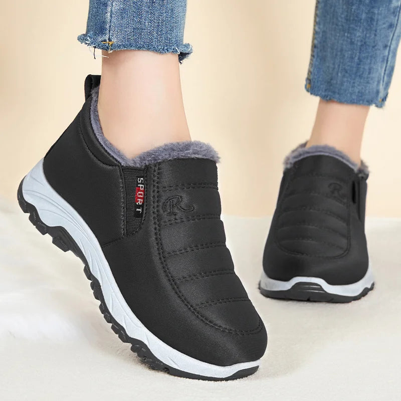 Quilted Waterproof Winter Boots for Women – Cozy & Stylish Slip-On Design 2