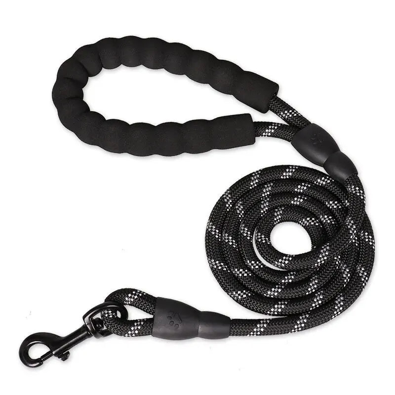 Reflective dog leash with padded handle 5