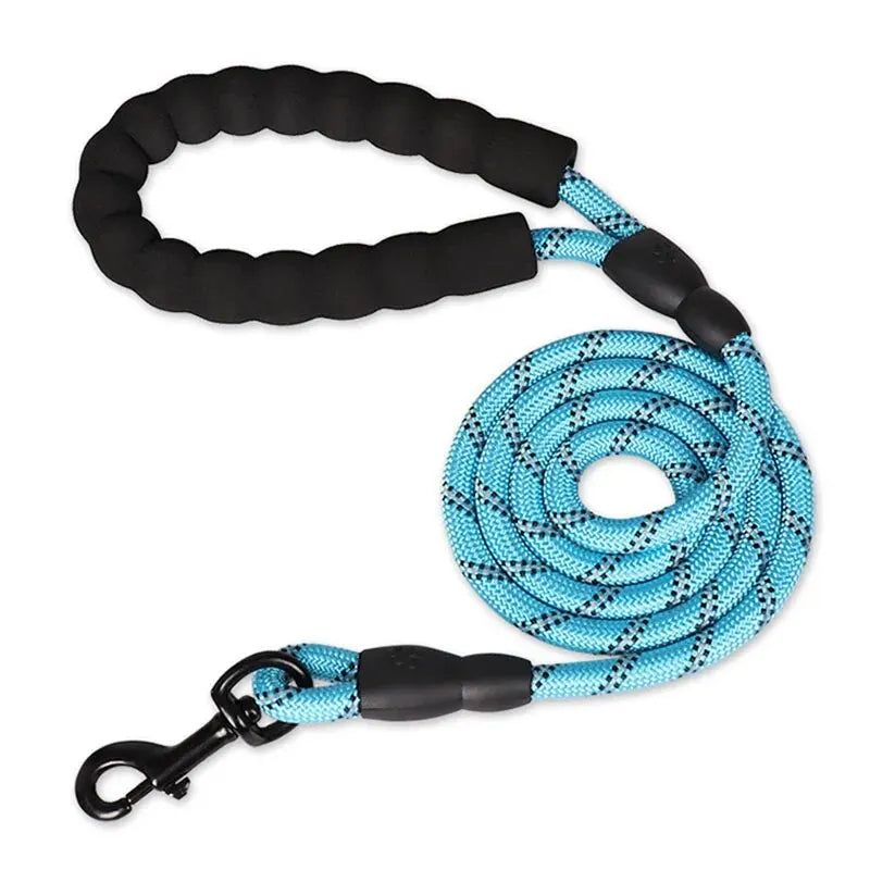 Reflective dog leash with padded handle 6