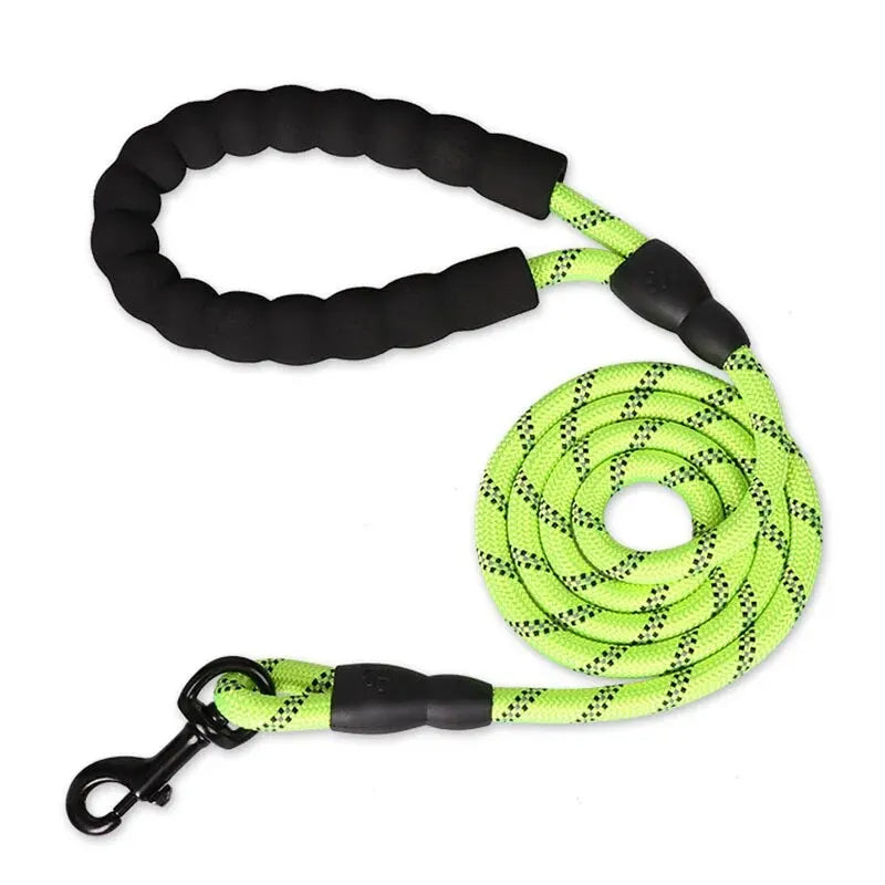 Reflective dog leash with padded handle 7
