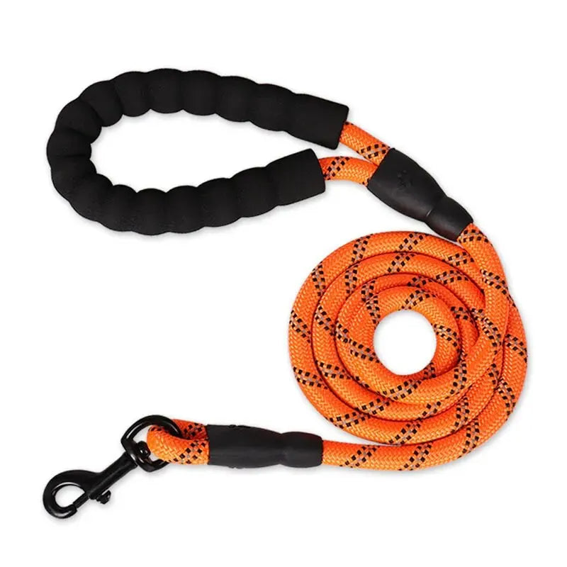 Reflective dog leash with padded handle 8