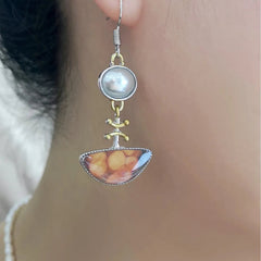 Retro Orange Earrings – Stylish Jewelry for Every Occasion 1