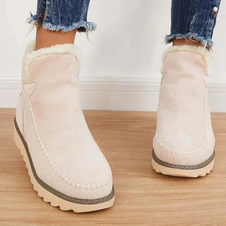 Retro Thick-Soled Snow Boots for Women – Cozy & Stylish 0