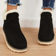 Retro Thick-Soled Snow Boots for Women – Cozy & Stylish 1