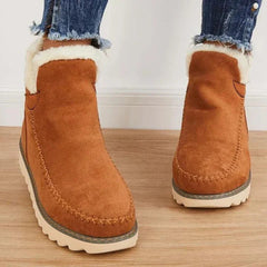 Retro Thick-Soled Snow Boots for Women – Cozy & Stylish 2