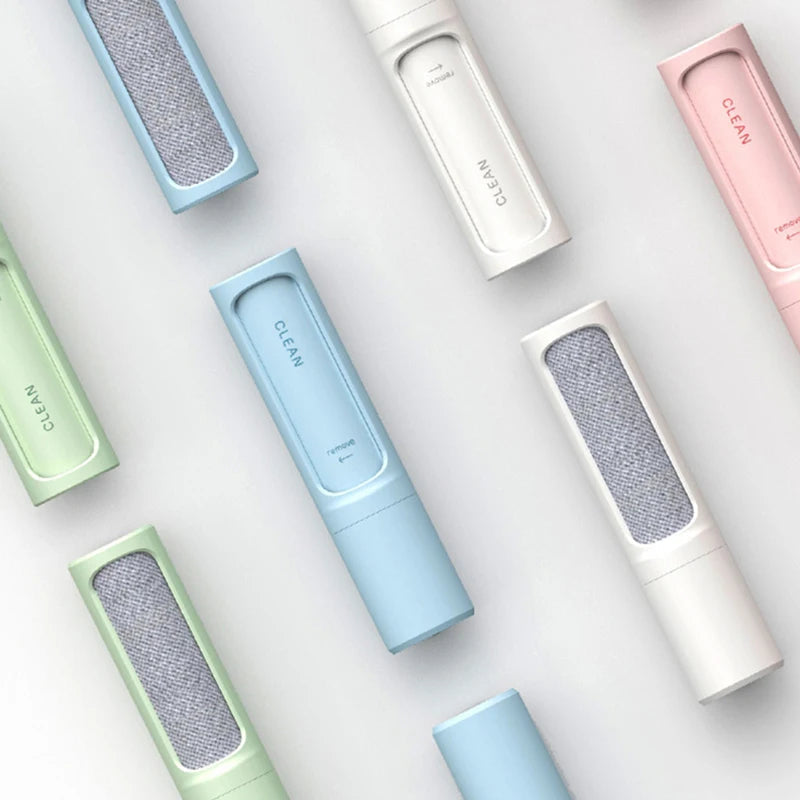 Reusable lint roller and brush for removing pet hair 4