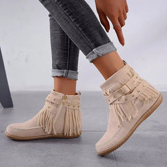 Round Toe Winter Boots for Women – Stylish & Comfortable Snow Footwear 1