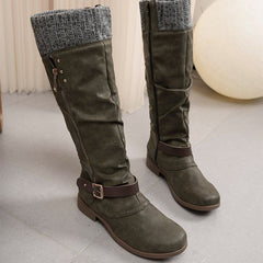 Side Zip Knee High Boots for Women – Stylish & Comfortable Design 2