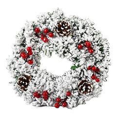 SimulationWonder | Pendant Christmas Wreath with Realistic Design 1
