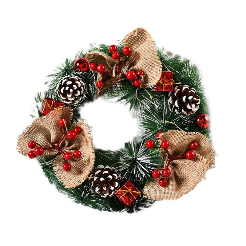 SimulationWonder | Pendant Christmas Wreath with Realistic Design 4