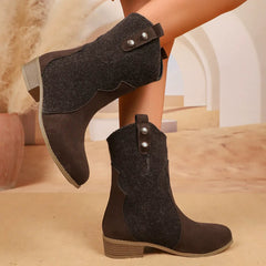Slouch Mid-Calf Boots for Women – Chic & Comfortable Style 1