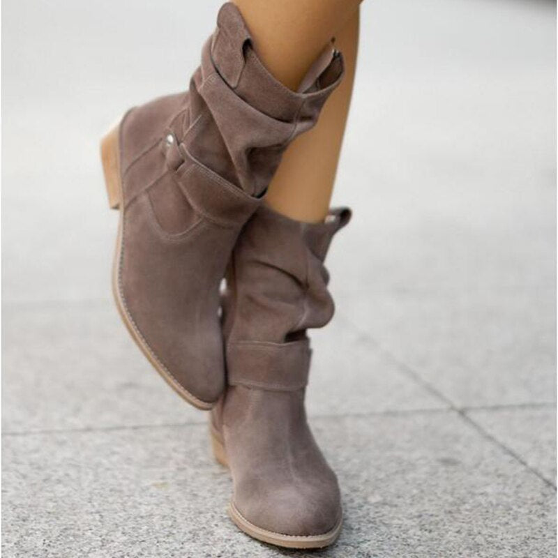 Slouched Ankle Boots for Women – Modern Style & Comfort Design 4