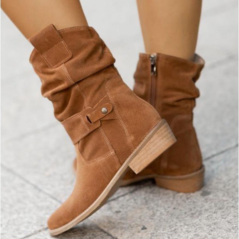 Slouched Ankle Boots for Women – Modern Style & Comfort Design 8