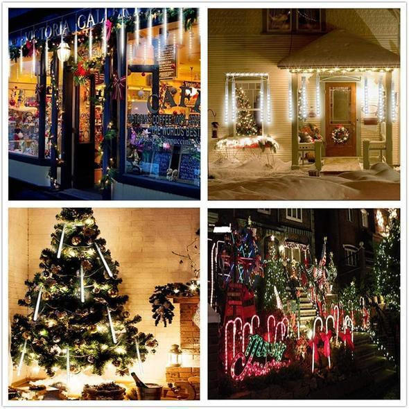 Snowfall Garland Lights (set of 8) 8