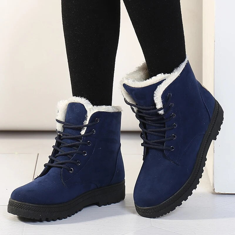 Stylish Short Ankle Boots for Women – Cozy & Warm for Winter 3