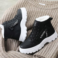 Stylish, warm, winter women's ankle boots | Flat 0