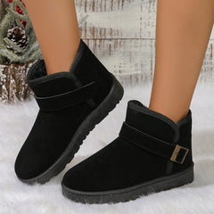Textured Winter Snow Boots for Women – Cozy & Supportive Design 1