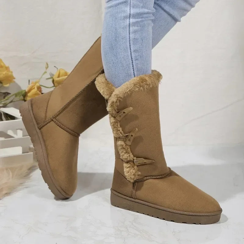 Thick-Soled Snow Boots for Women – Stylish & Warm 5