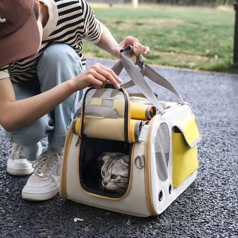 Travel carrier for cats and small dogs 2