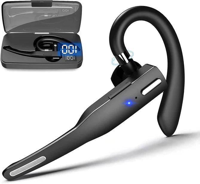 Trucker Dual Mic Wireless Bluetooth 5.1 Noise Cancelling Headset/Earbuds 0