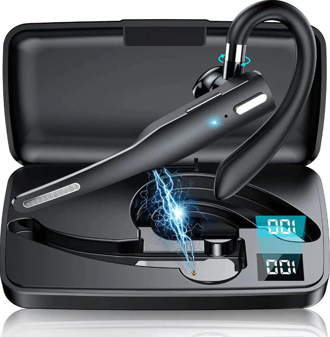 Trucker Dual Mic Wireless Bluetooth 5.1 Noise Cancelling Headset/Earbuds 6