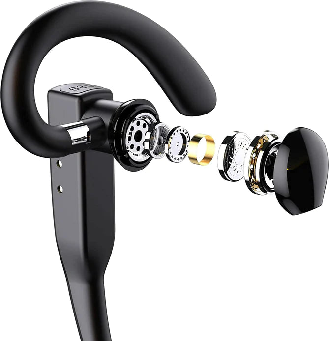 Trucker Dual Mic Wireless Bluetooth 5.1 Noise Cancelling Headset/Earbuds 7