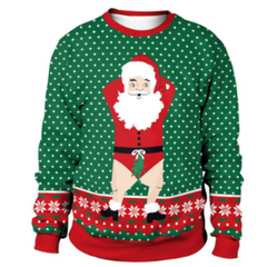 Unisex Oversized Christmas Sweater Cozy Knit Warm Fabric 1