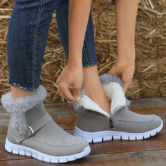 Velvet Mid-Tube Boots for Women – Cozy & Stylish Comfort 0