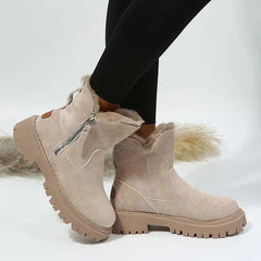Warm Velvet Winter Boots for Women – Cozy & Stylish Comfort 1