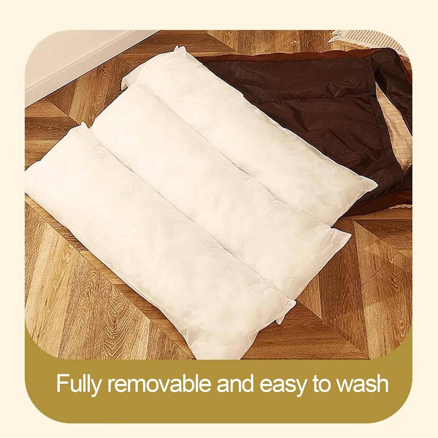 Warm dog bed with soft fleece 6