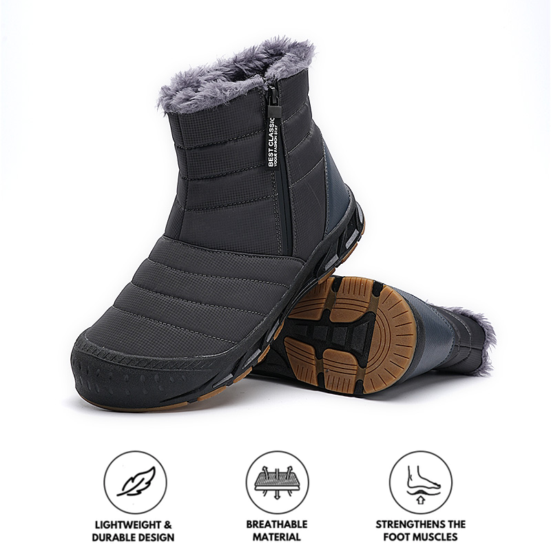 Waterproof High Top Snow Boots for Men & Women – Comfortable & Supportive for Winter Adventures 5