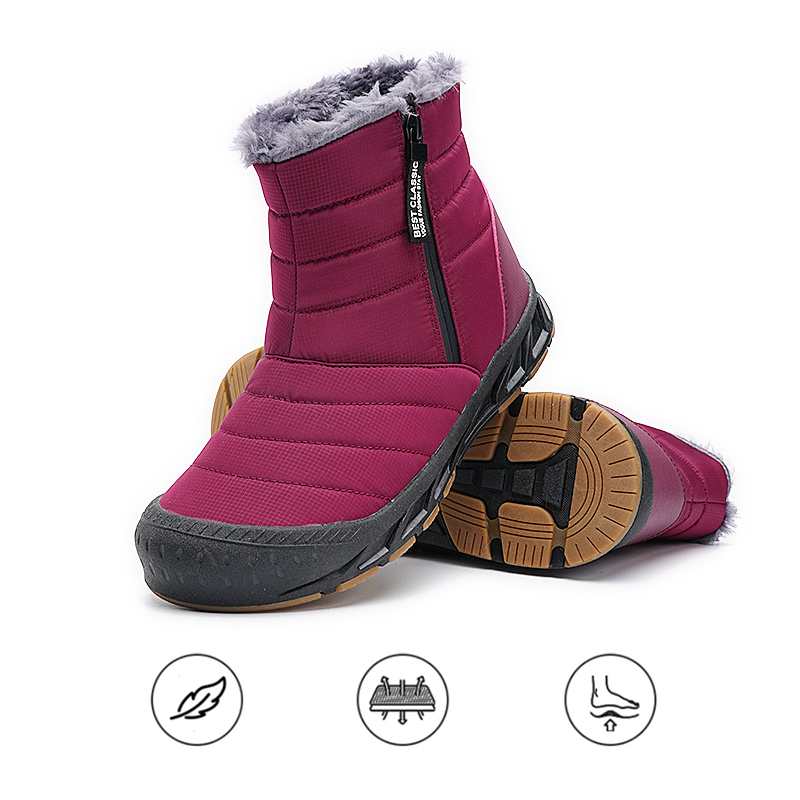 Waterproof High Top Snow Boots for Men & Women – Comfortable & Supportive for Winter Adventures 7