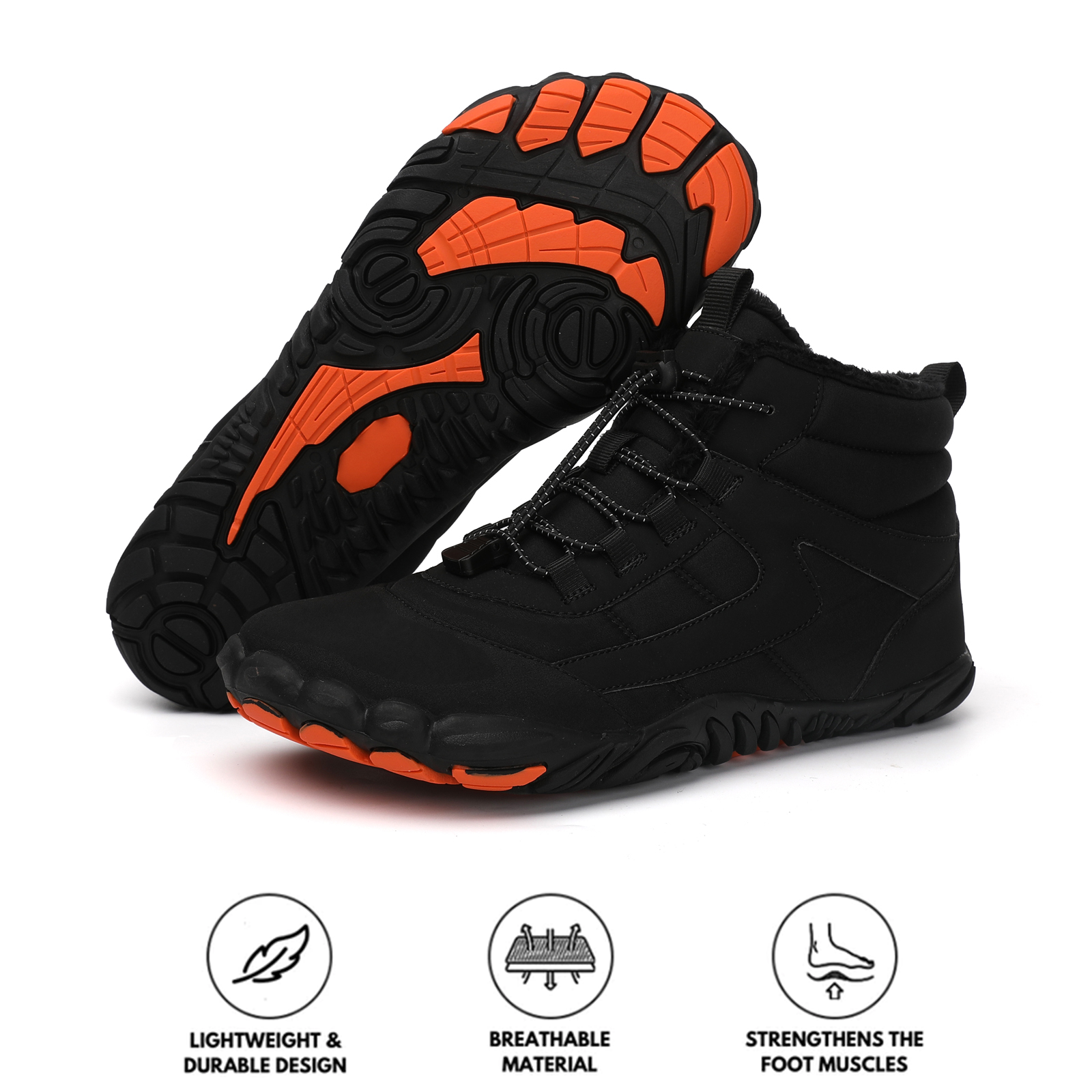 Waterproof Hiking Shoes for Unisex – Thick & Warm Comfort 6