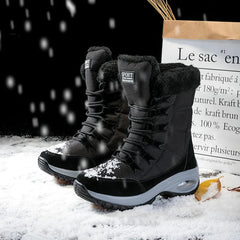 Waterproof Mid-Calf Snow Boots for Women – Cozy & Stylish 0