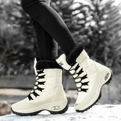 Waterproof Mid-Calf Snow Boots for Women – Cozy & Stylish 1