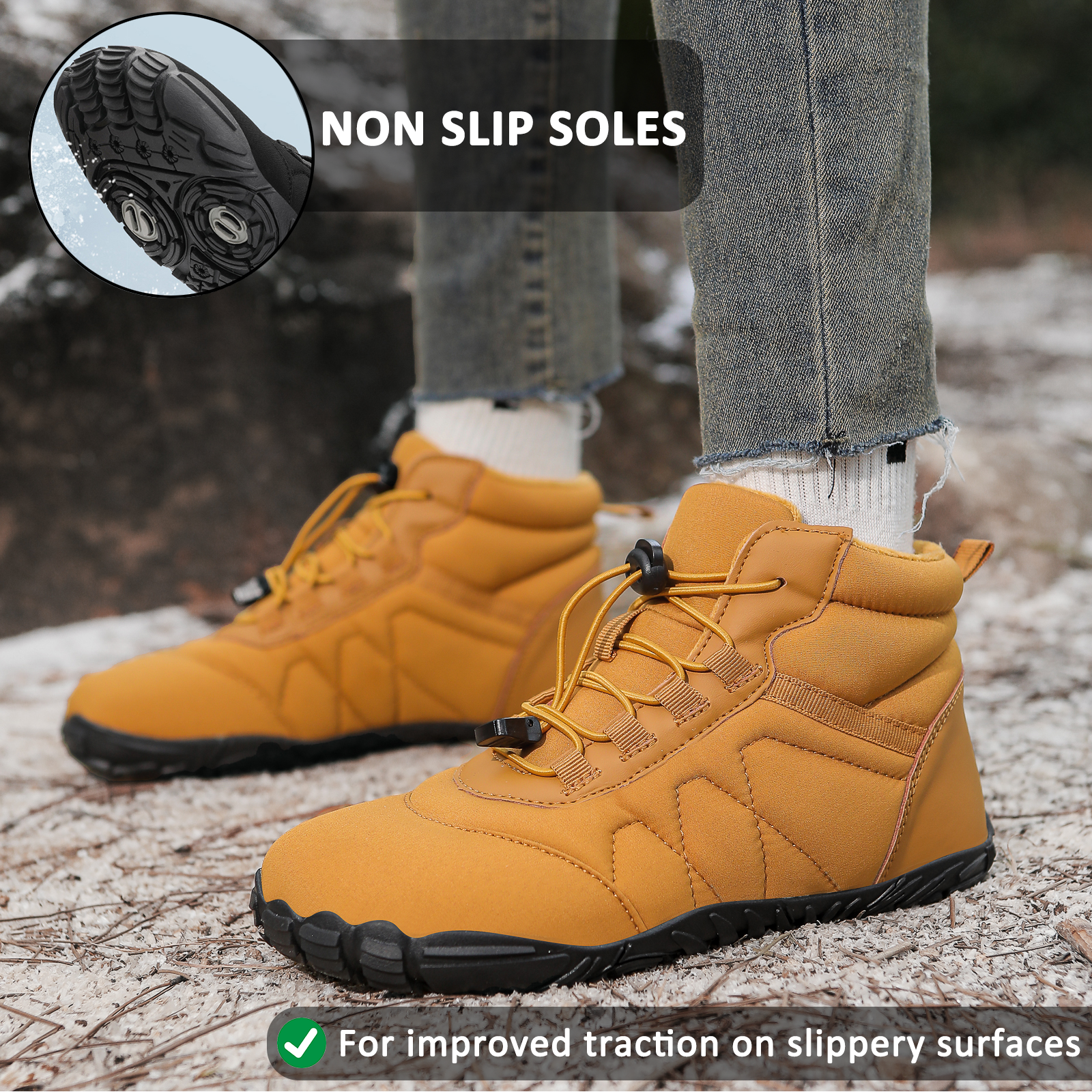 Waterproof Winter Boots for Unisex – Comfortable & Non-Slip Design 4