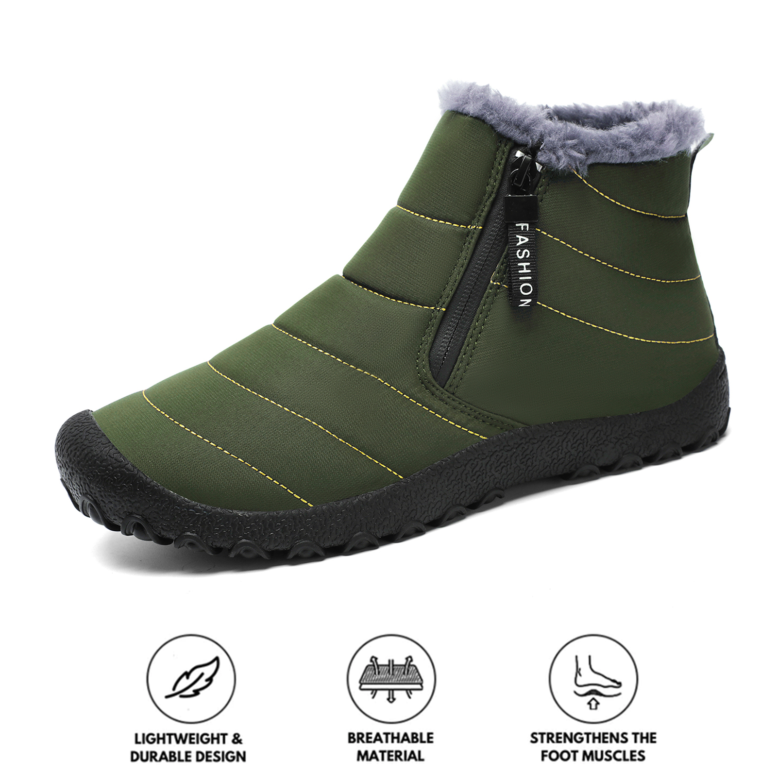 Waterproof Winter Hiking Boots for Unisex – Comfortable & Non-Slip Design 8