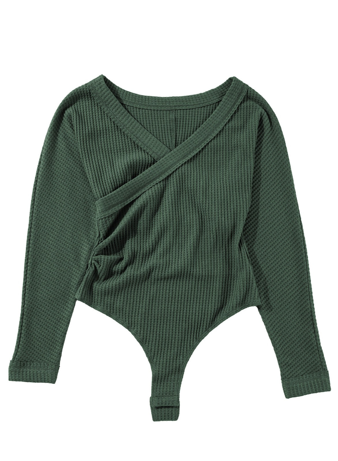 Livia | Ribbed wrap blouse